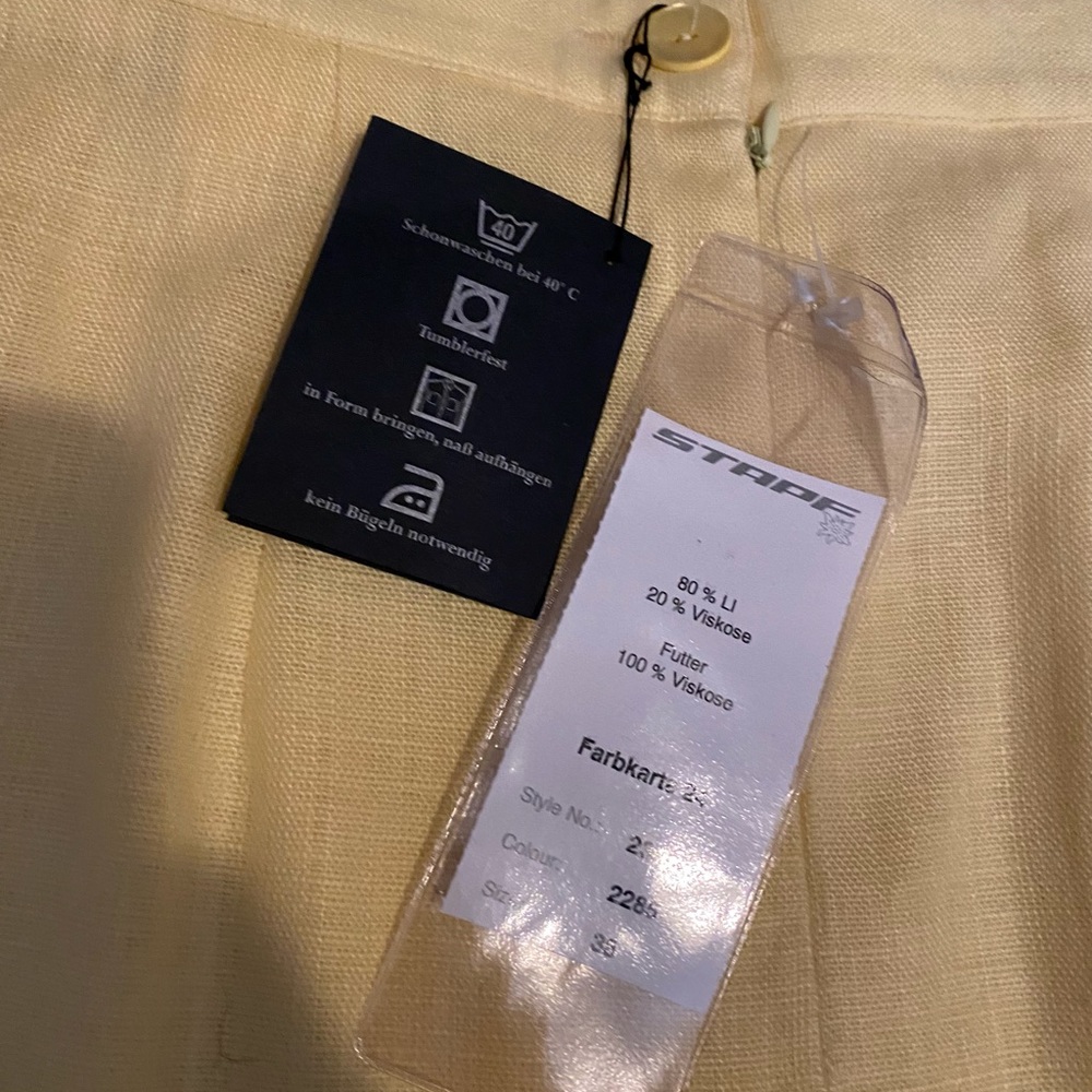 NWT Vintage Stapf women’s yellow suit - Picture 4 of 16